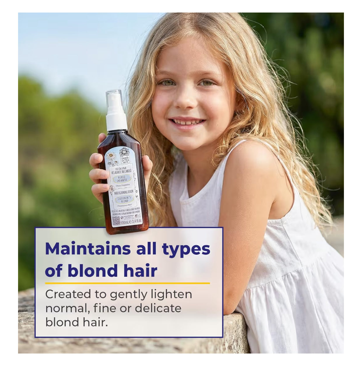 Premium Children’s Blonde Hair Lightening Spray with Natural Camomile Extract