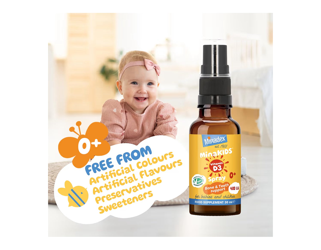 MinaKIDS Vitamin D3 Spray