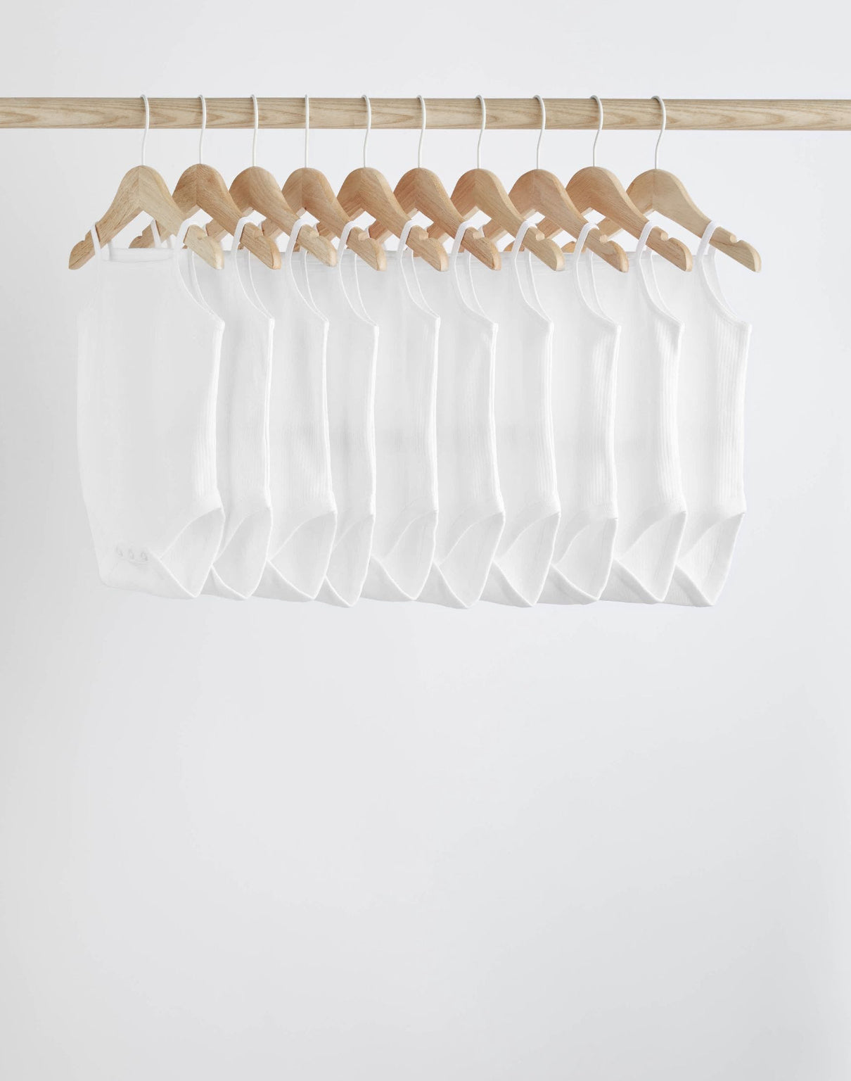 White 10 Pack Baby
Strappy Bodysuits
