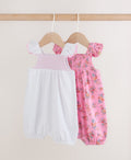 Pink Floral Frill Shoulder Baby Jersey
Rompers 2 Pack