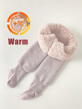 1pc Girls Fleece Lined Tights