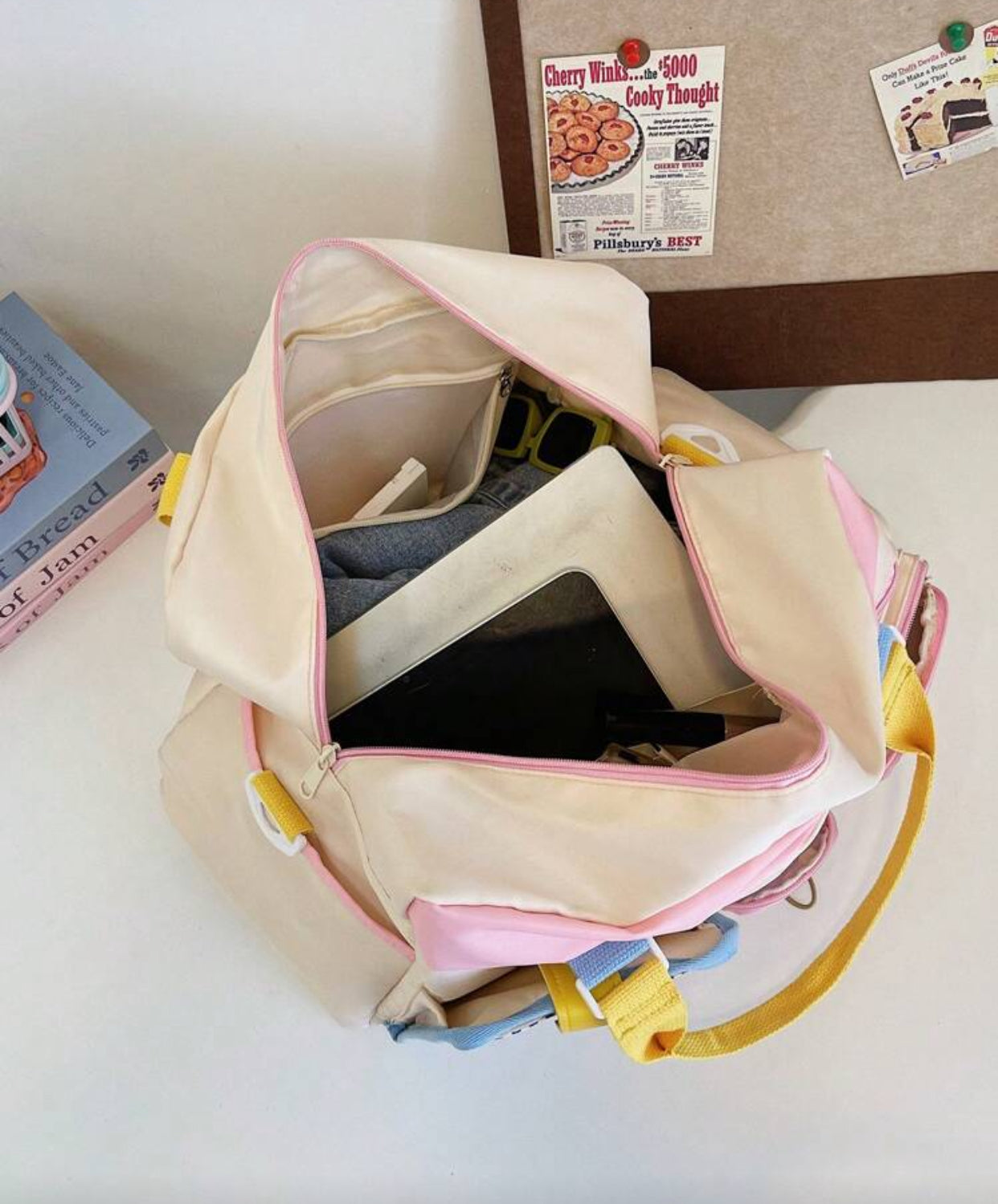 Multicolor Duffel Travel Bag (immediate)
