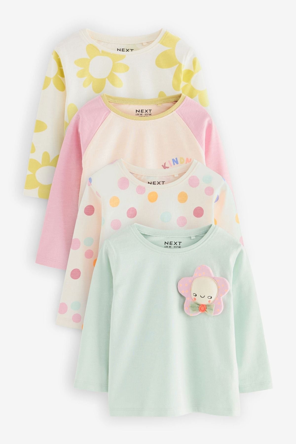 Girl 4 pack t-shirt Set (immediate)