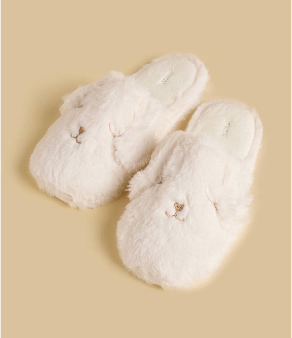 Cat Embroidered Bedroom Mules