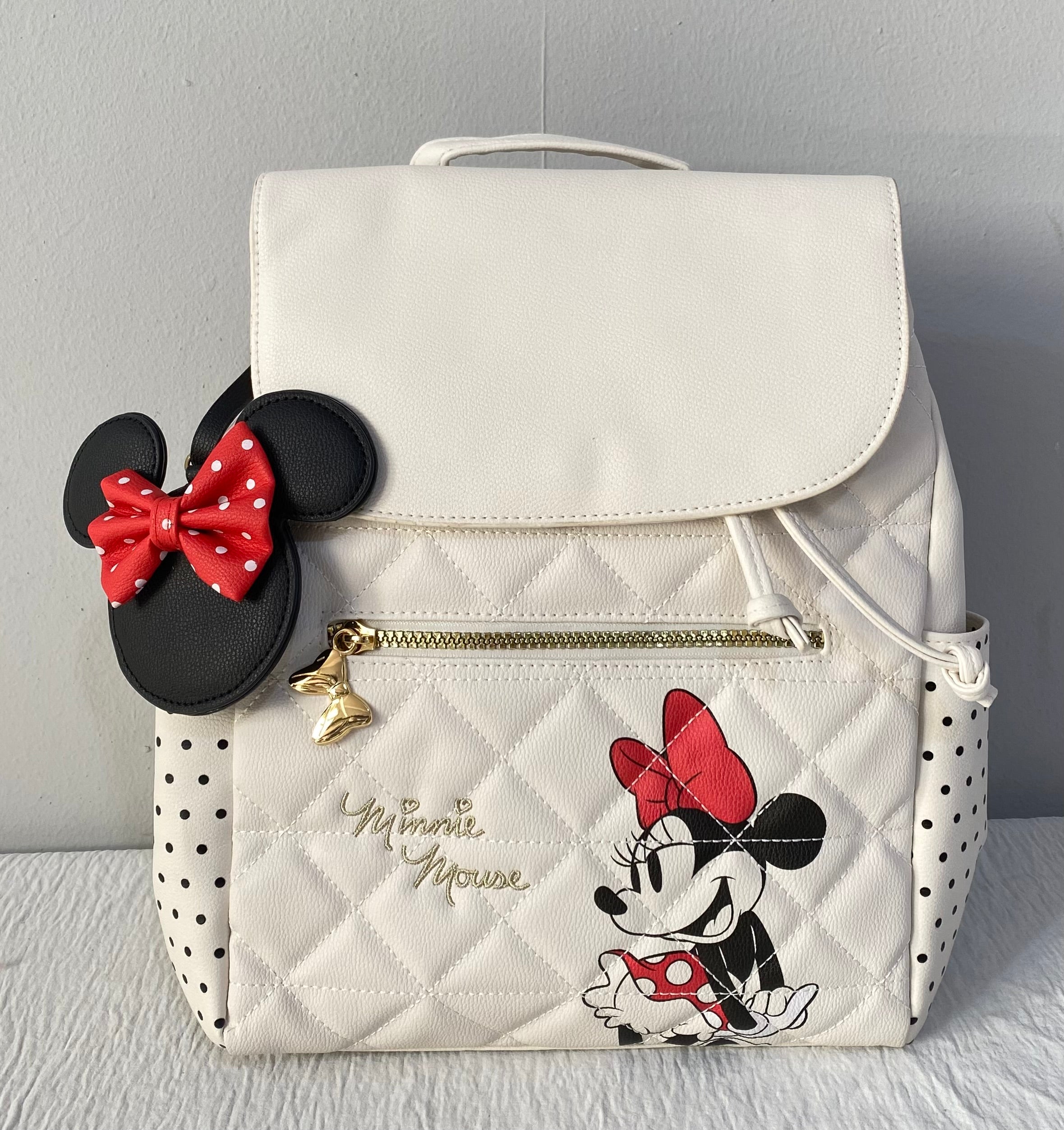 Primark Minnie Mouse white backpack (immediate)