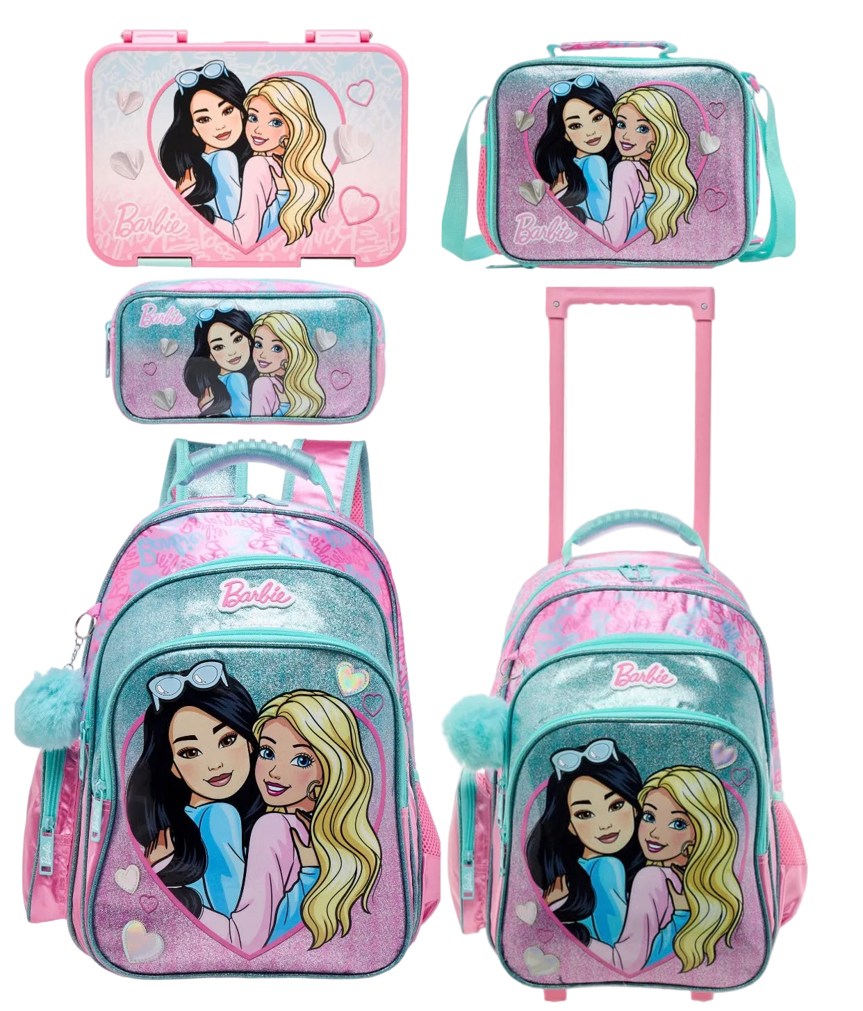 Barbie Print Backpack - 16 inch