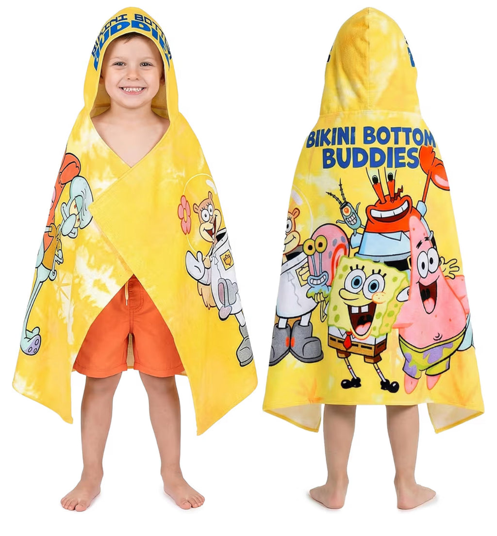 Spongepop Hooded Towels for Boys