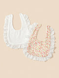 2pcs Soft & Comfortable Cotton Baby Bibs