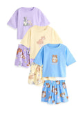 Blue/Yellow Pets Print Short Pyjamas 3