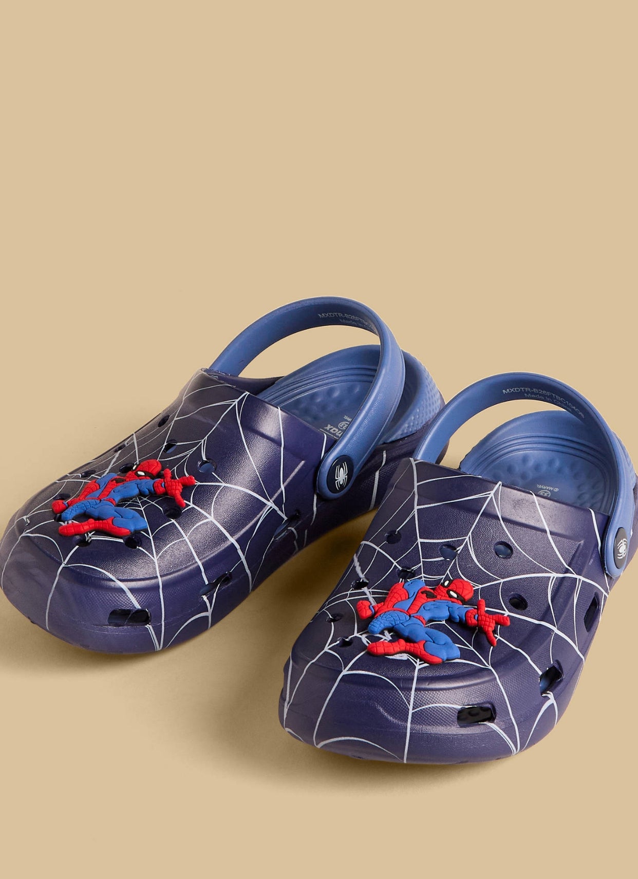 Spider-Man Applique Clogs with Backstrap