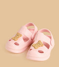 Teddy Bear Applique Clogs with Backstrap