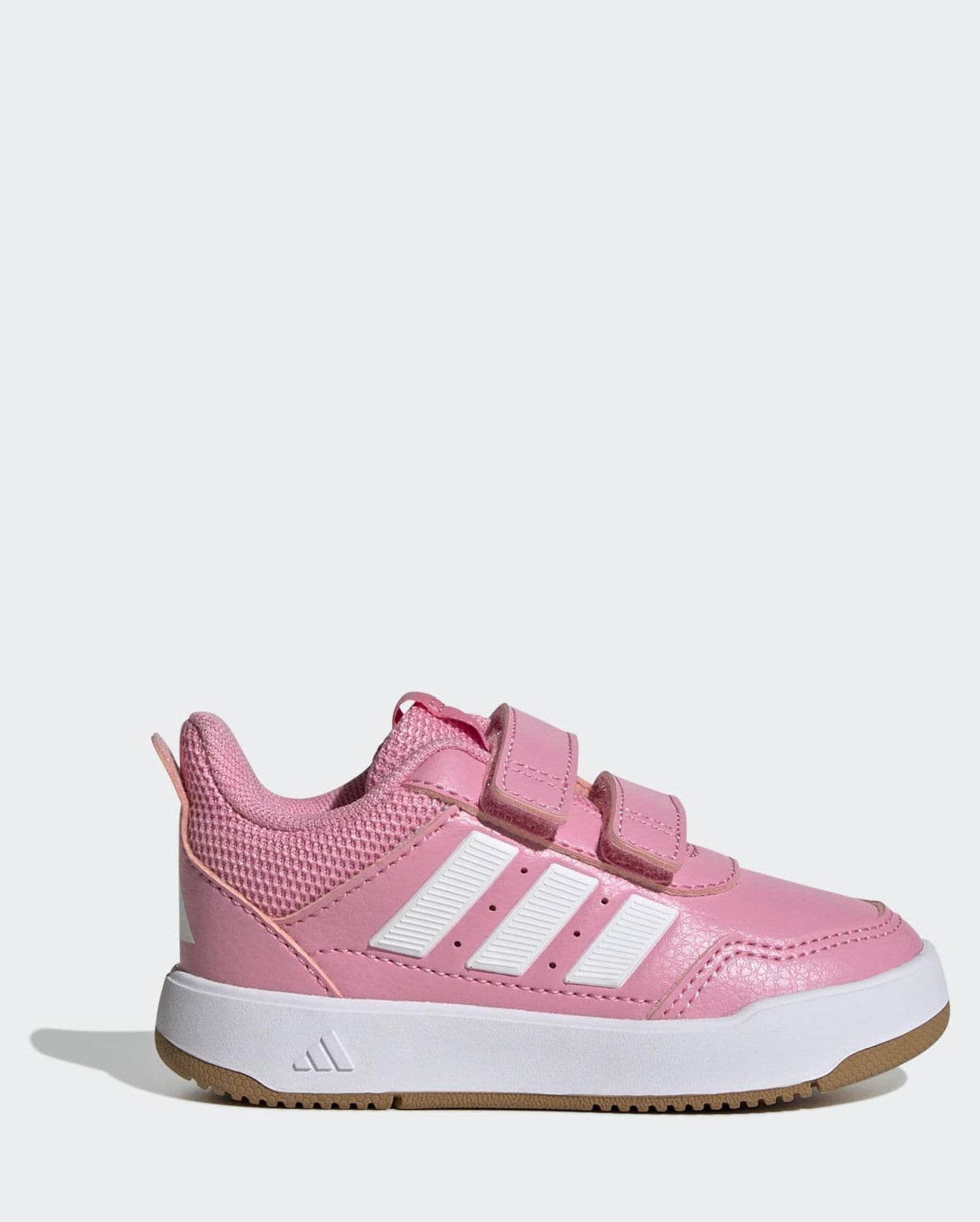adidas White Tensaur Hook and Loop Infant Trainers