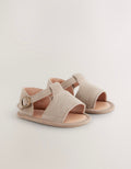 Neutral Leather Baby Sandals