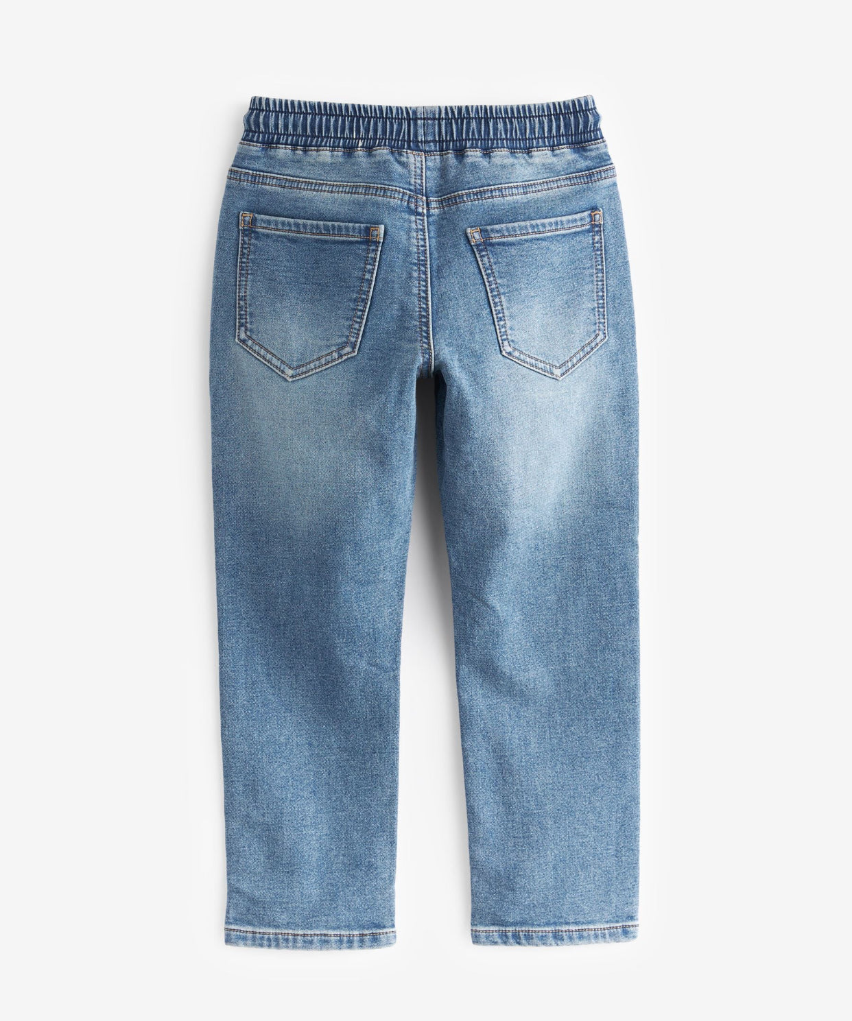 Light Blue Regular Fit Stretch Elasticated Waist Jeans