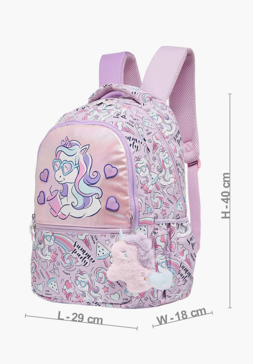 Light Up Unicorn Backpack 16 inch