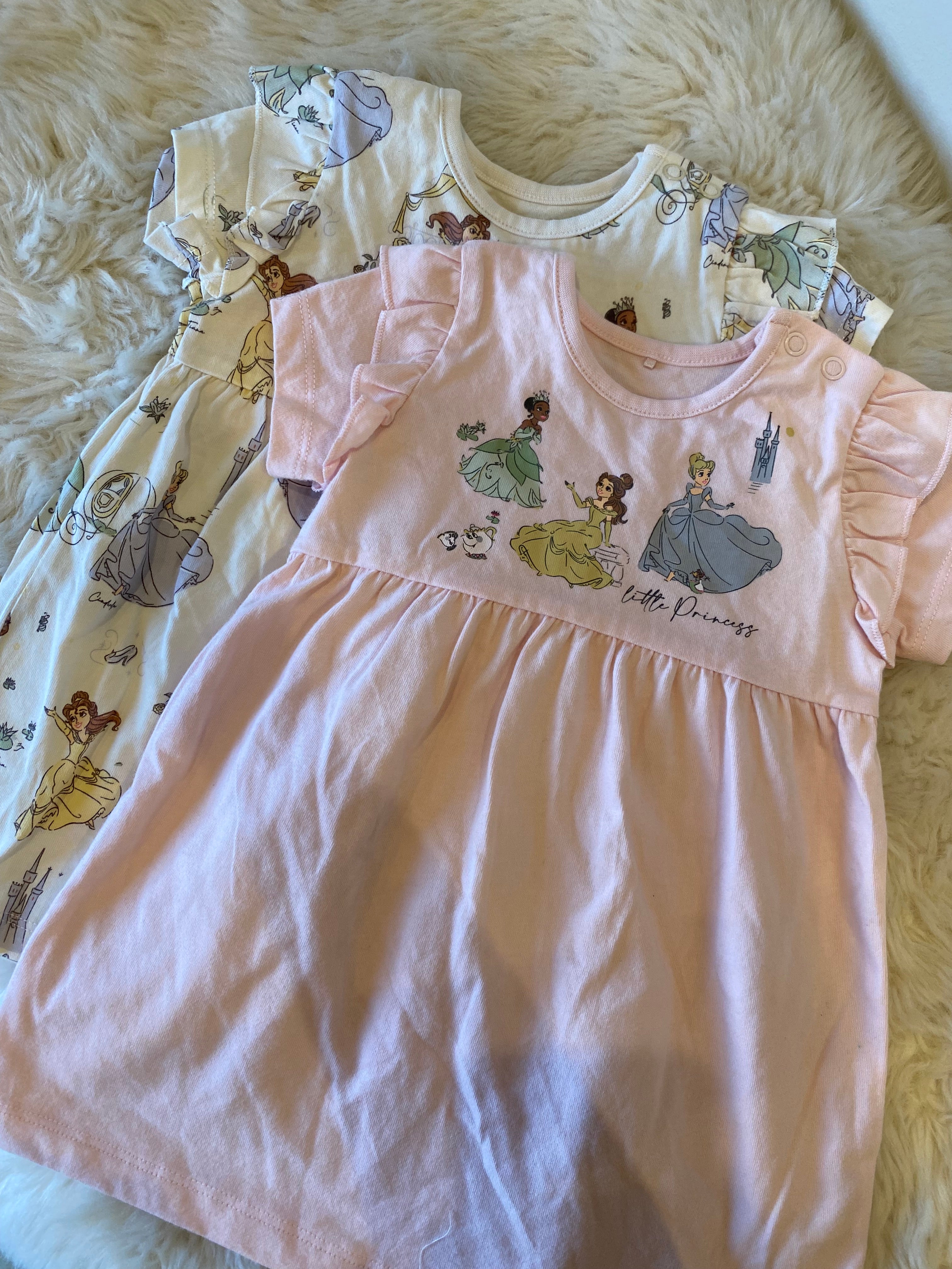Disney Princess 2 Pack Jersey Dress (immediate)