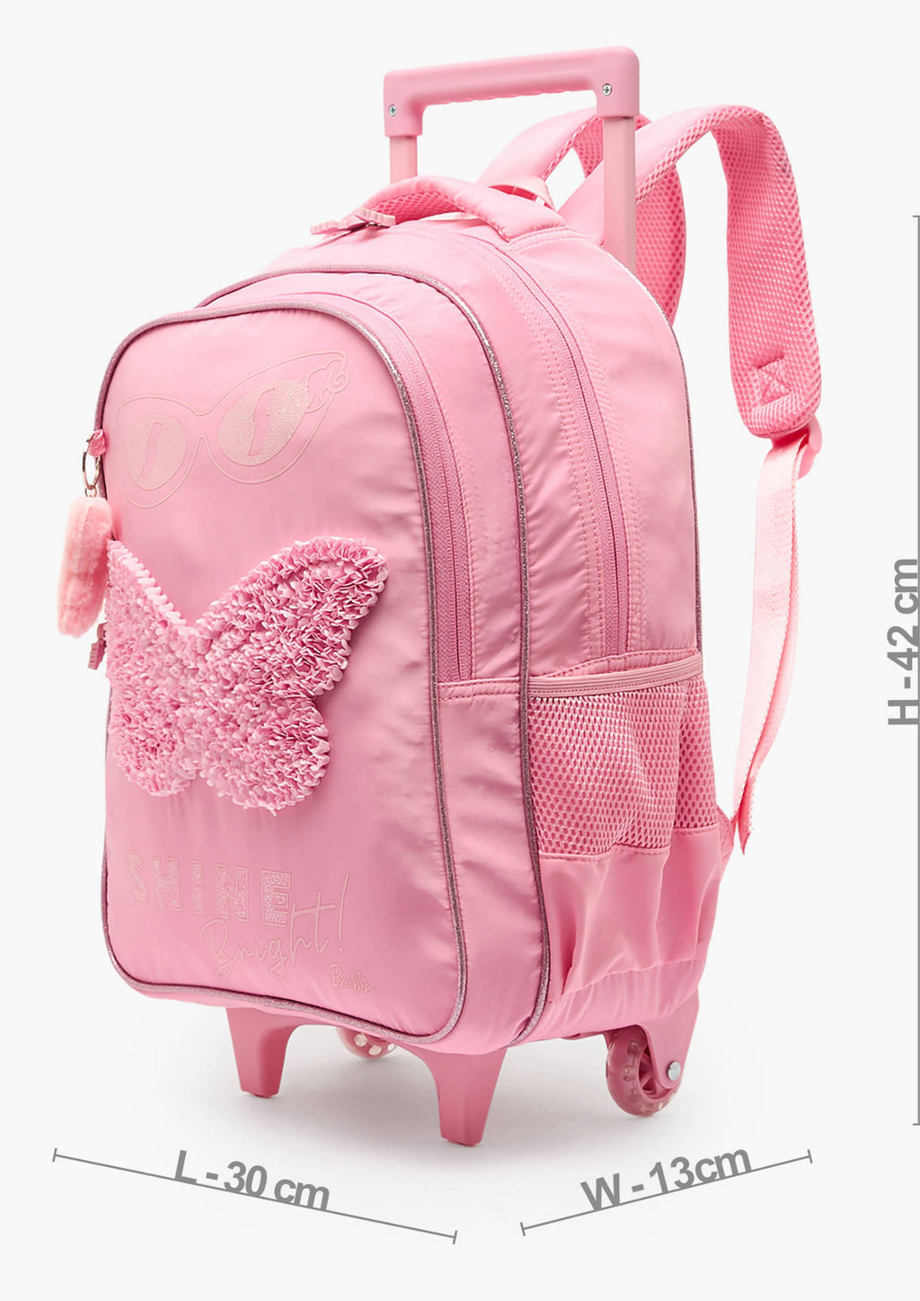 Barbie Print Trolley Bag - 16 inch