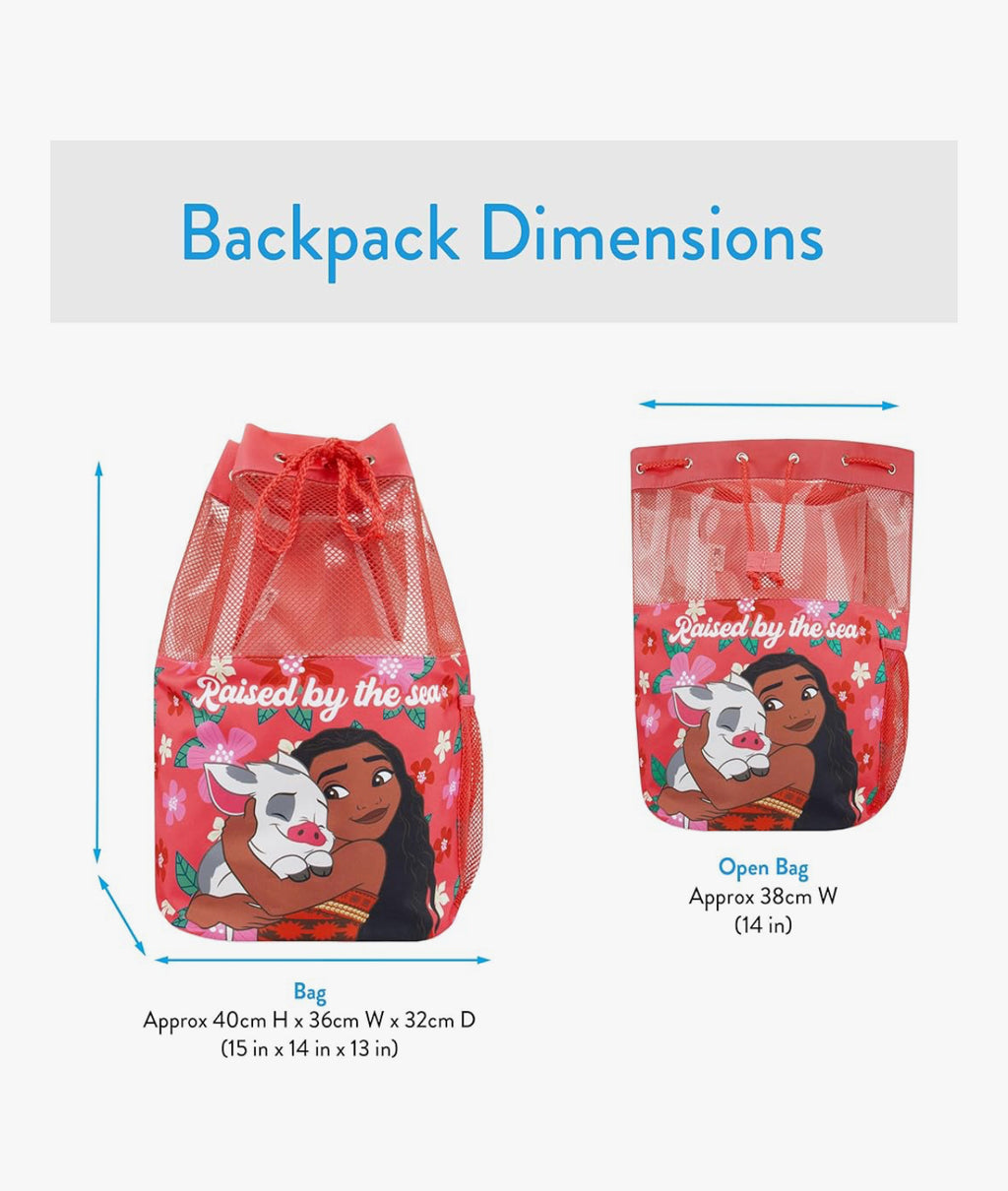 Disney Backpack, Moana Girls Swim bag