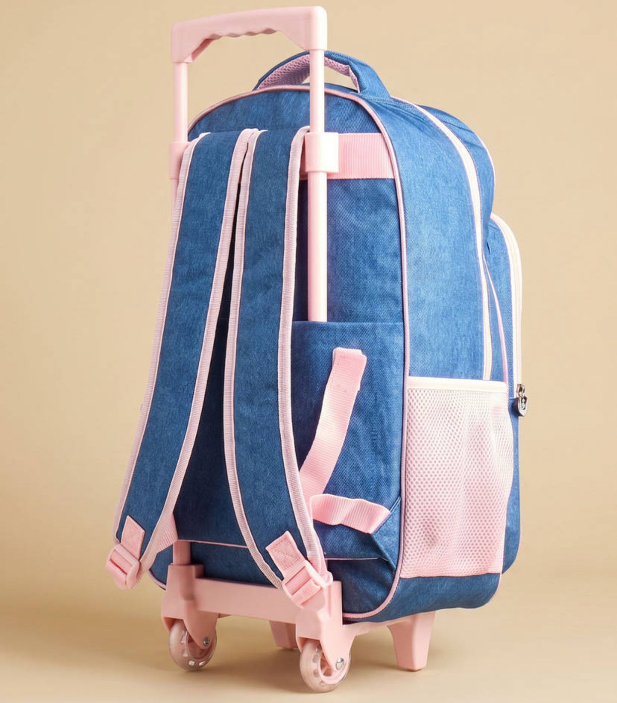 Stitch Print 5-Piece Trolley Backpack Set