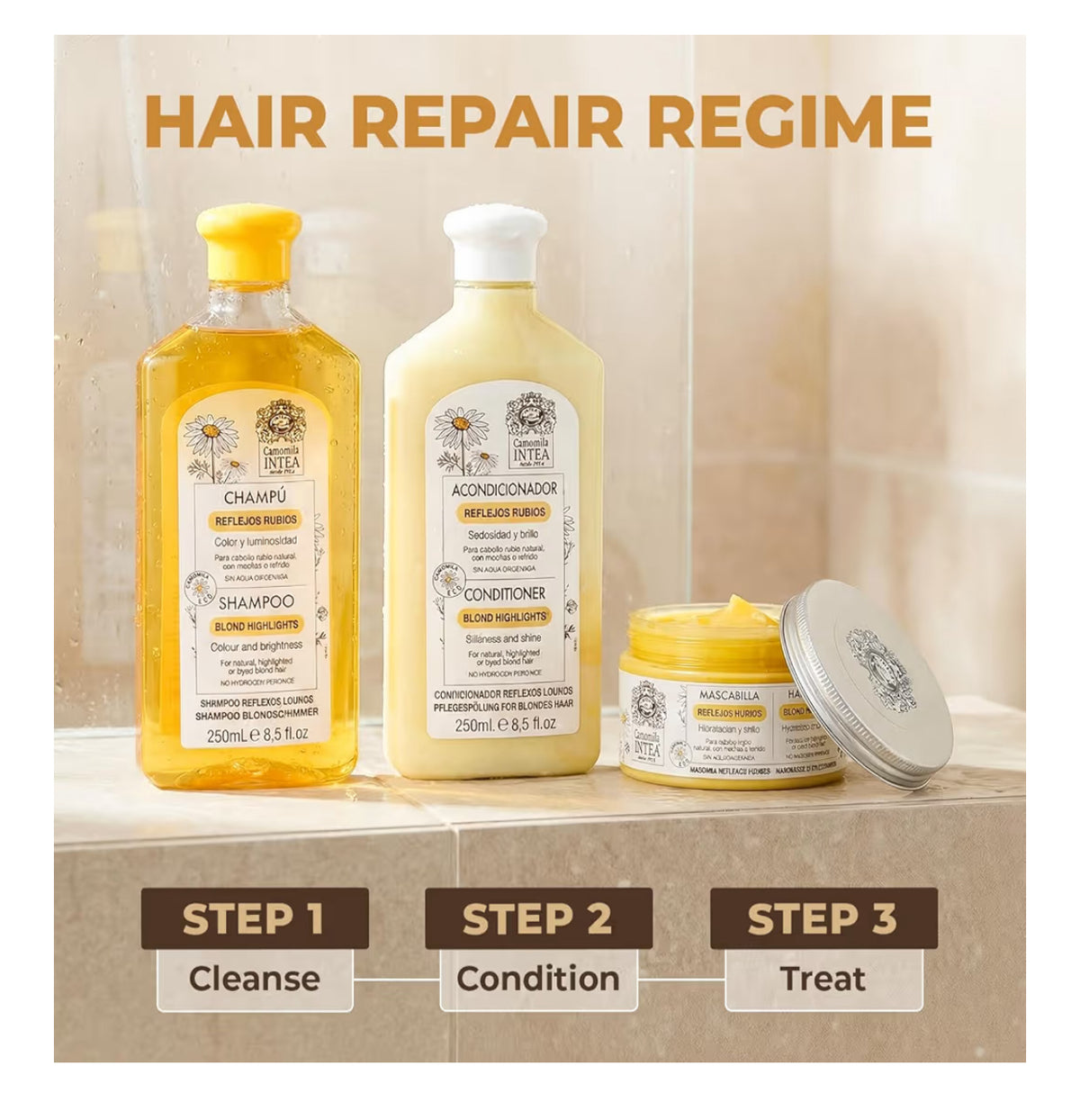 Camomila Intea - Blonde Highlights - Conditioner for blonde hair - 250 ML