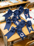 1pc Back To School Personalised Letter Bow Hair Clip