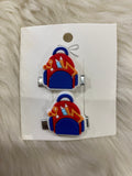 2pcs school hair clips