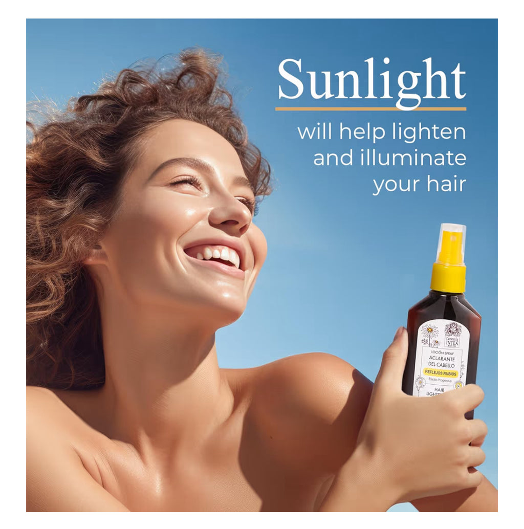 Camomila Intea premium - Blonde hair lightening spray - Alcohol Free - Ecological chamomile extract - 100 ML