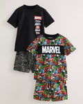 Black/Red Marvel Short Pyjamas 2 Pack