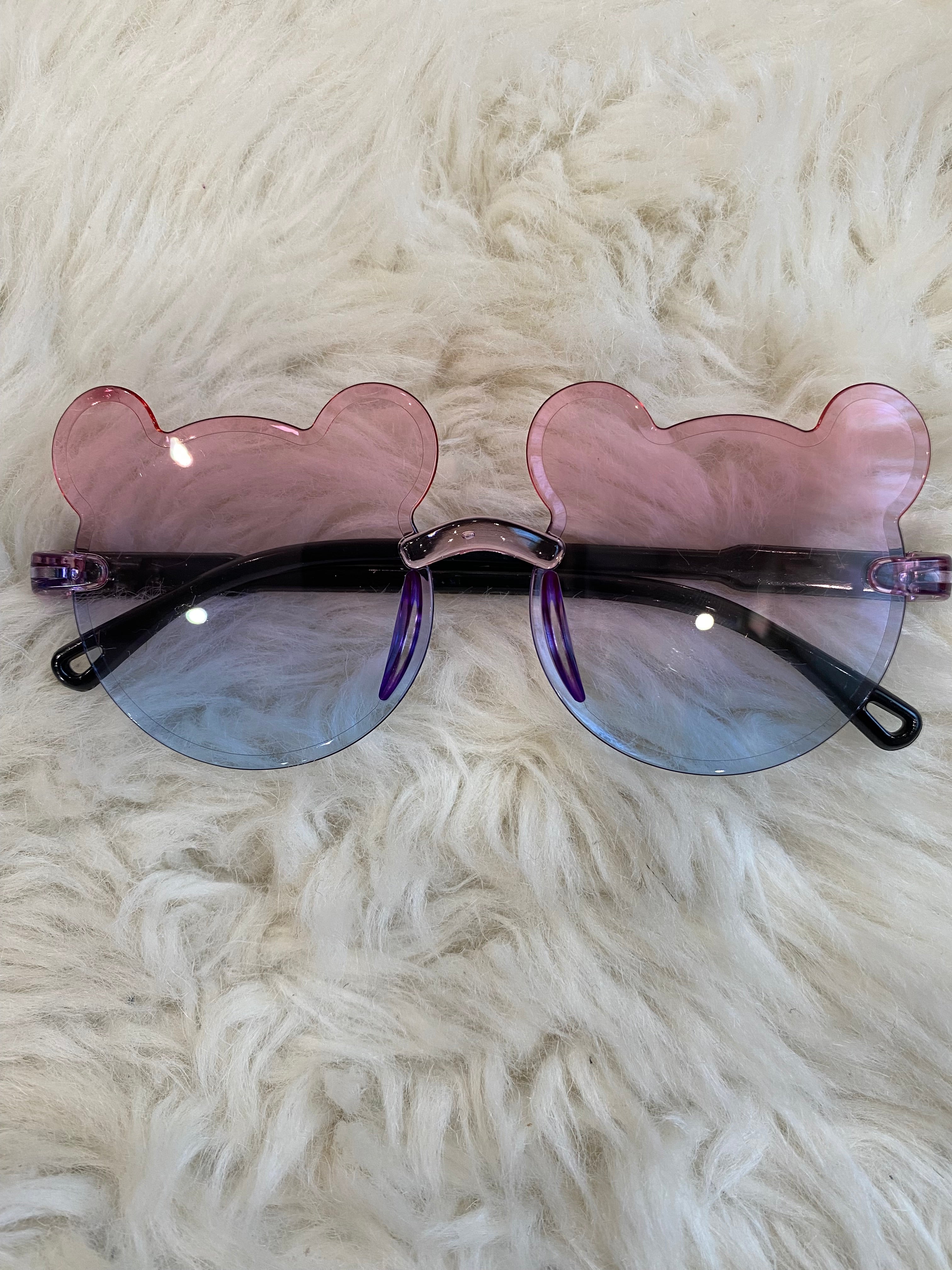 1Pc Bear sunglasses (immediate)