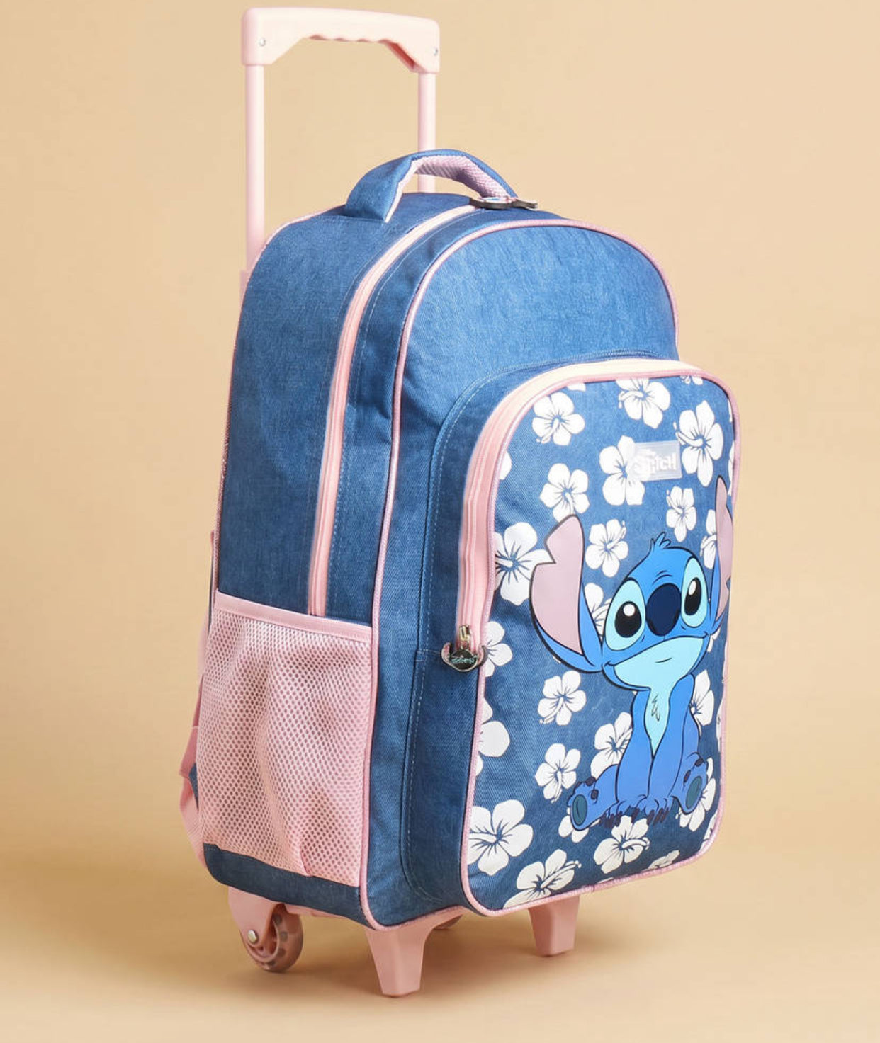 Stitch Print 5-Piece Trolley Backpack Set