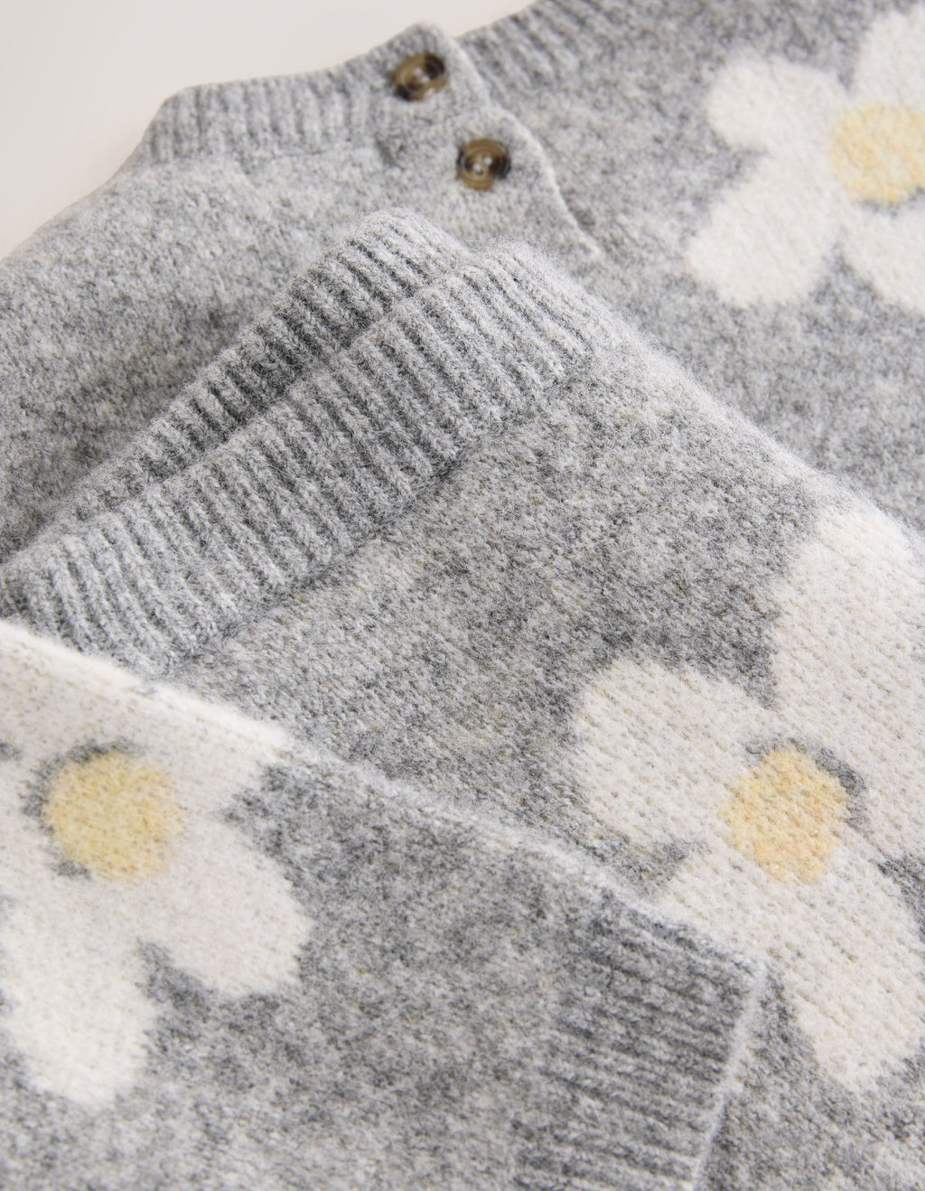 Grey Daisy Jumper and Trousers Set