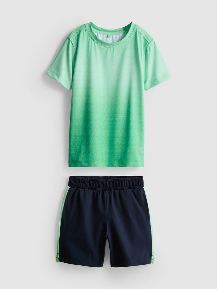 A tee and shorts activewear set