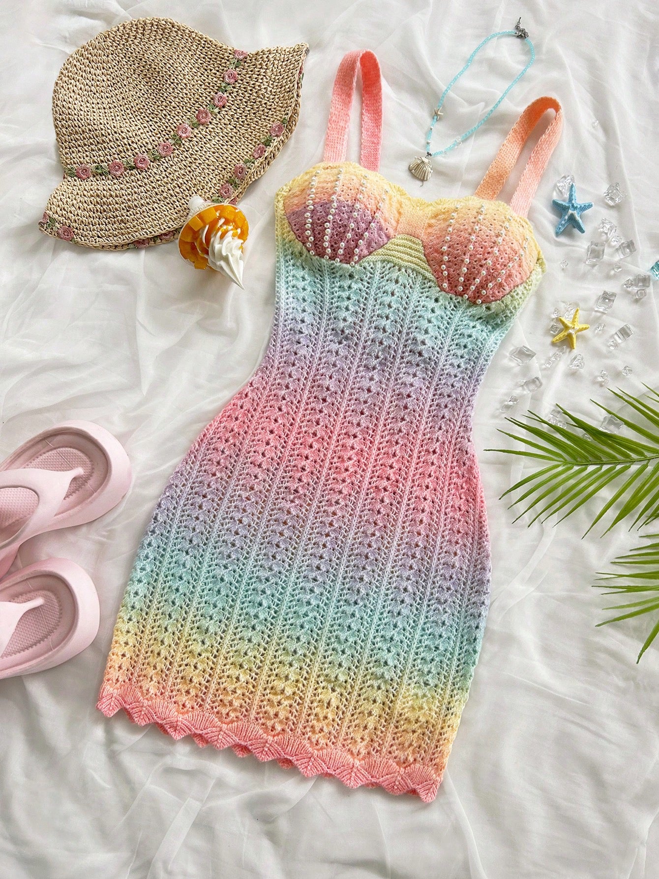 Women's Vacation Knit Fabric Mini Dress