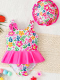 Baby Girl Floral Swimsuit (immediate)