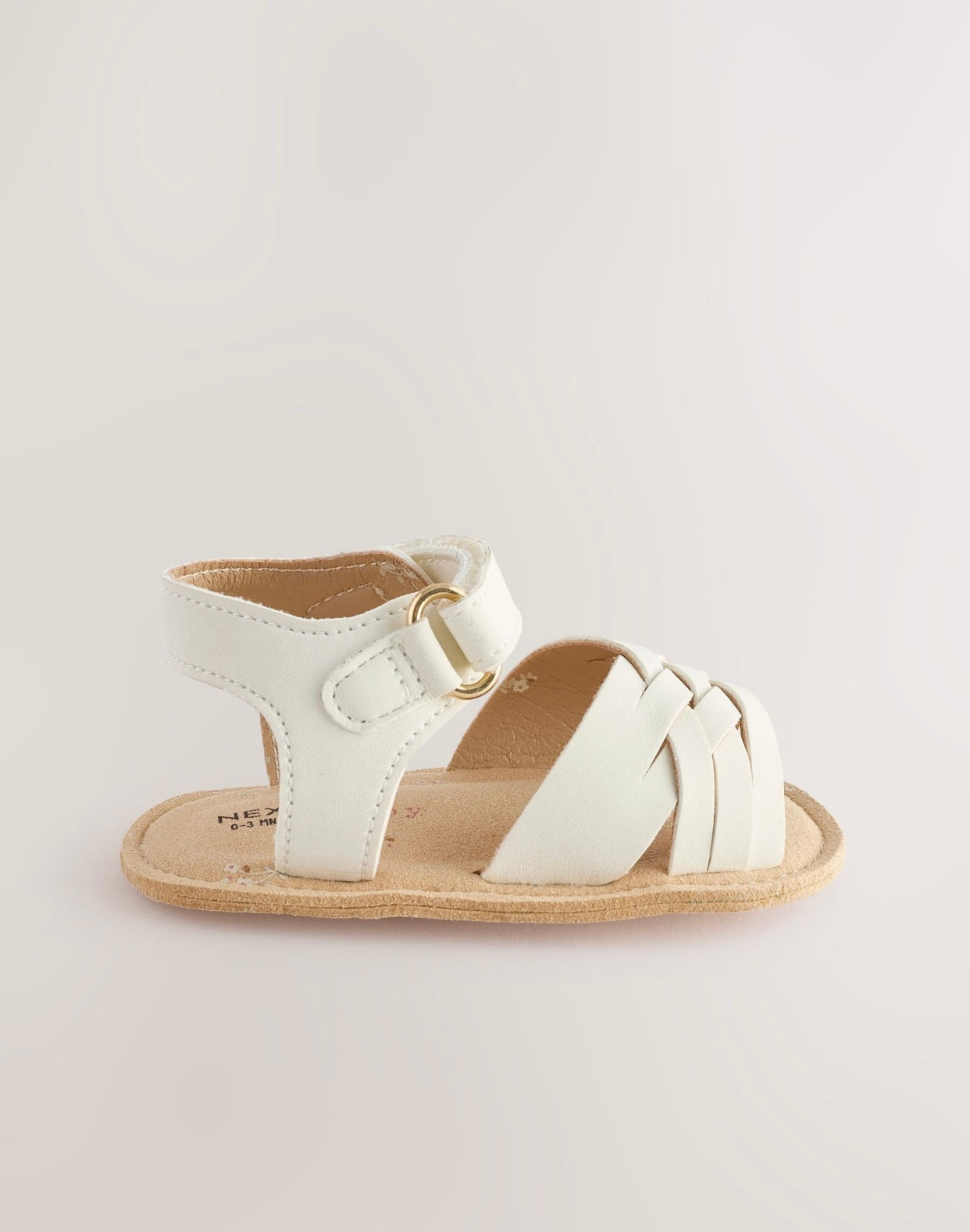 White Baby Fisherman Sandals