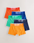 Bright Plain Trunks 5 Pack