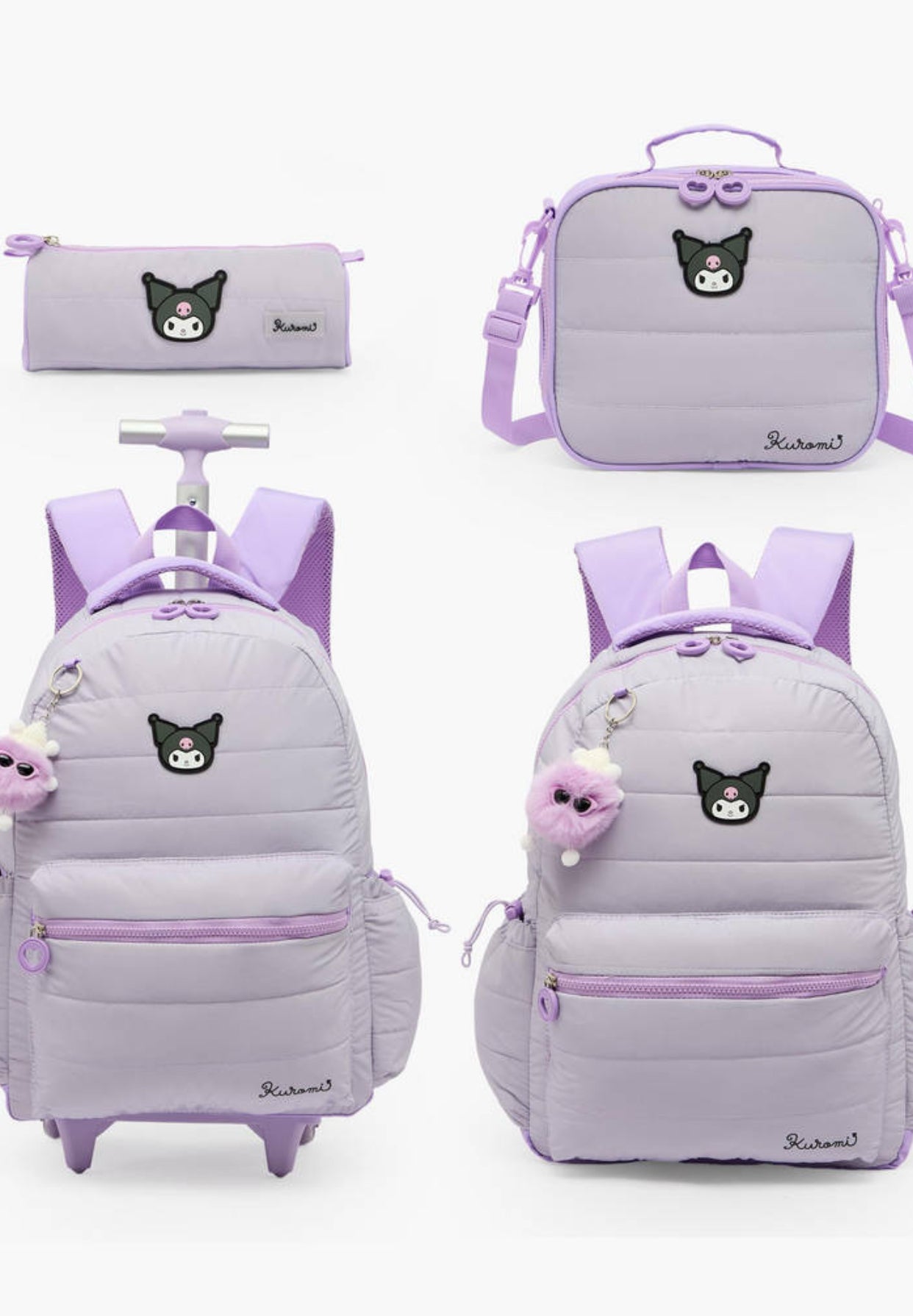 Kuromi Backpack - 17 inch