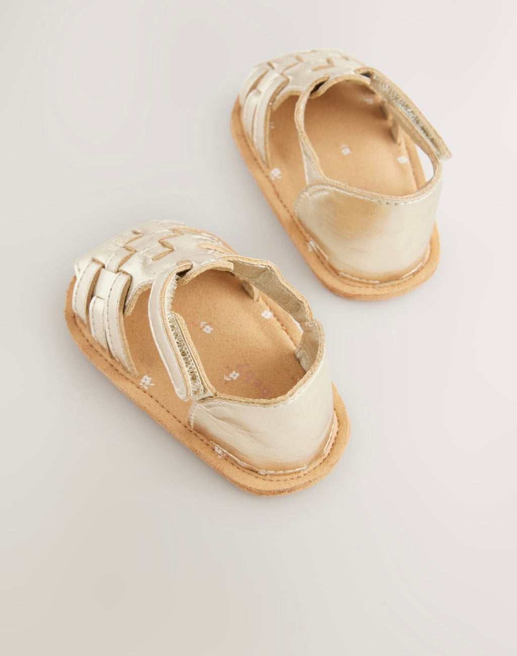 Gold Baby Fisherman Sandals