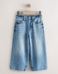 Mid Blue Denim Super-wide Fit Authentic Jeans