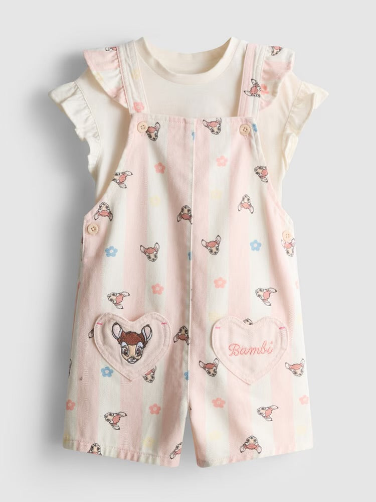 Disney’s Bambi T-Shirt and Dungarees Set