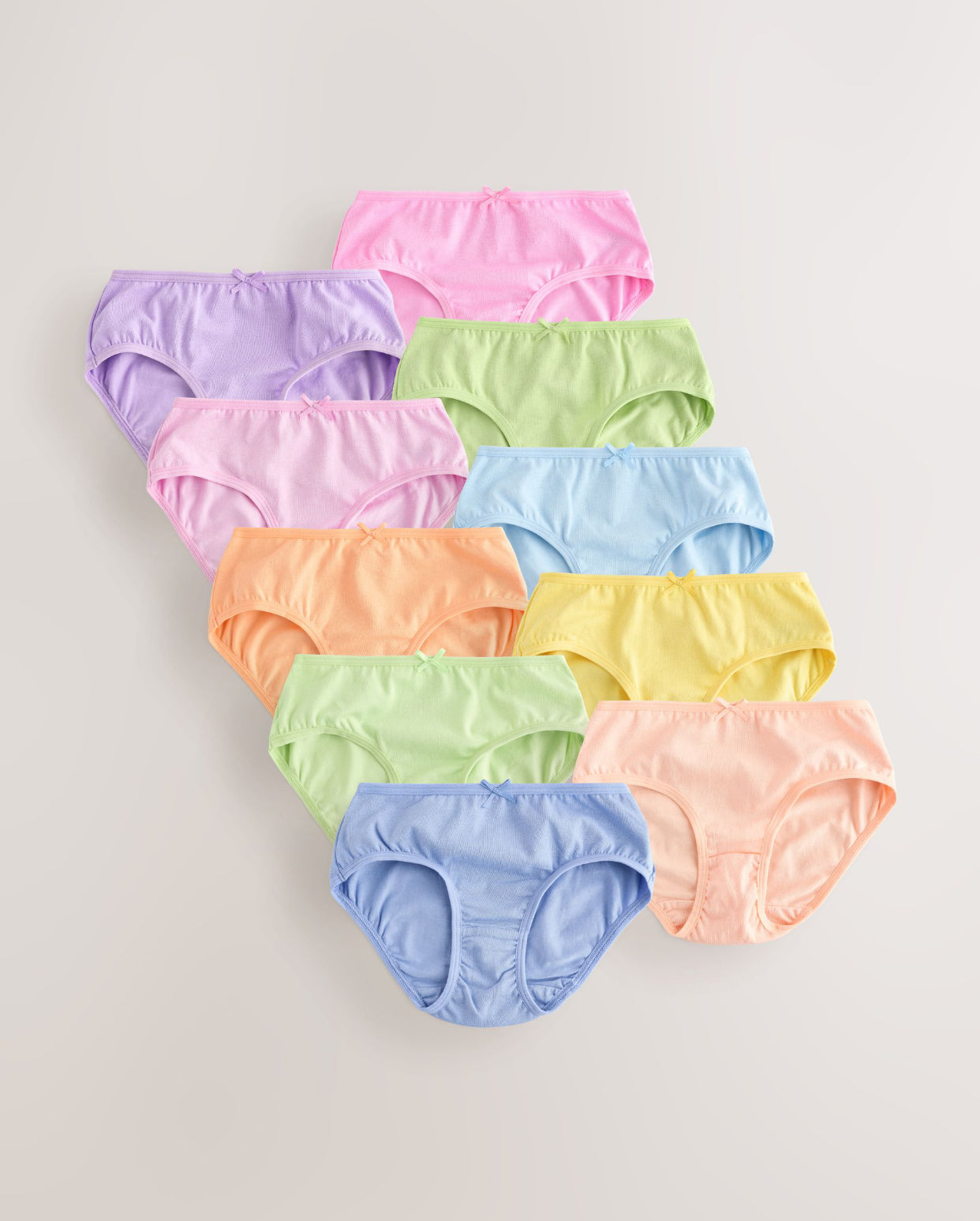 Orange/Pink Briefs 10 Pack