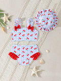 Baby Girl Cherry Swimsuit (immediate)