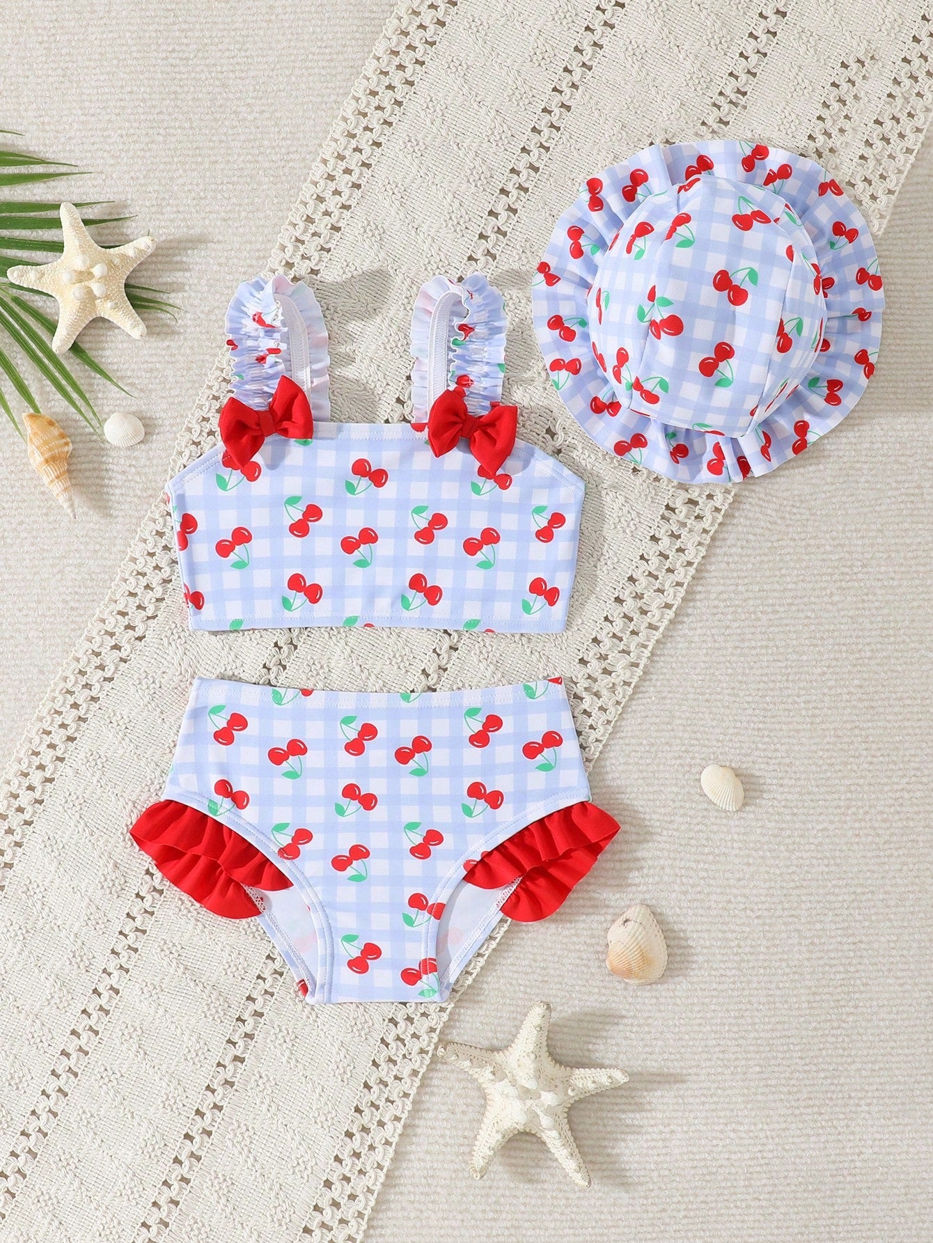 Baby Girl Cherry Swimsuit (immediate)