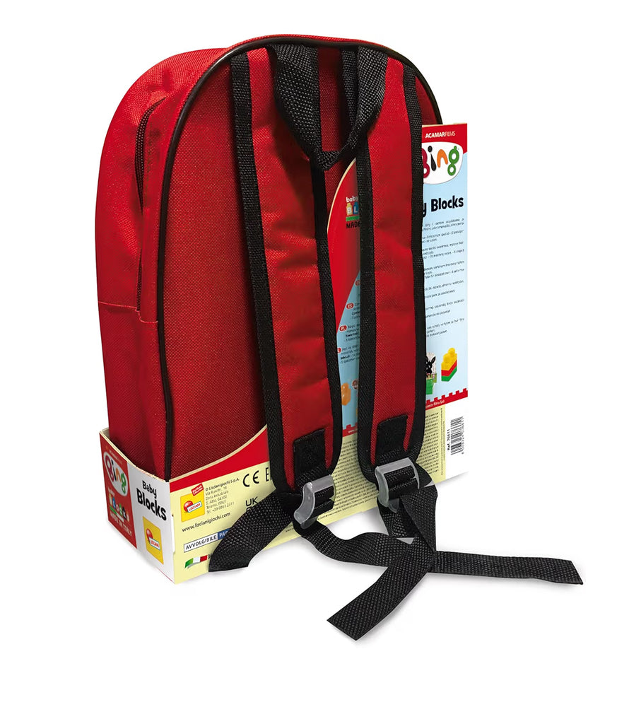 Bing Backpack - Baby Blocks Construction Set - 36 Pieces