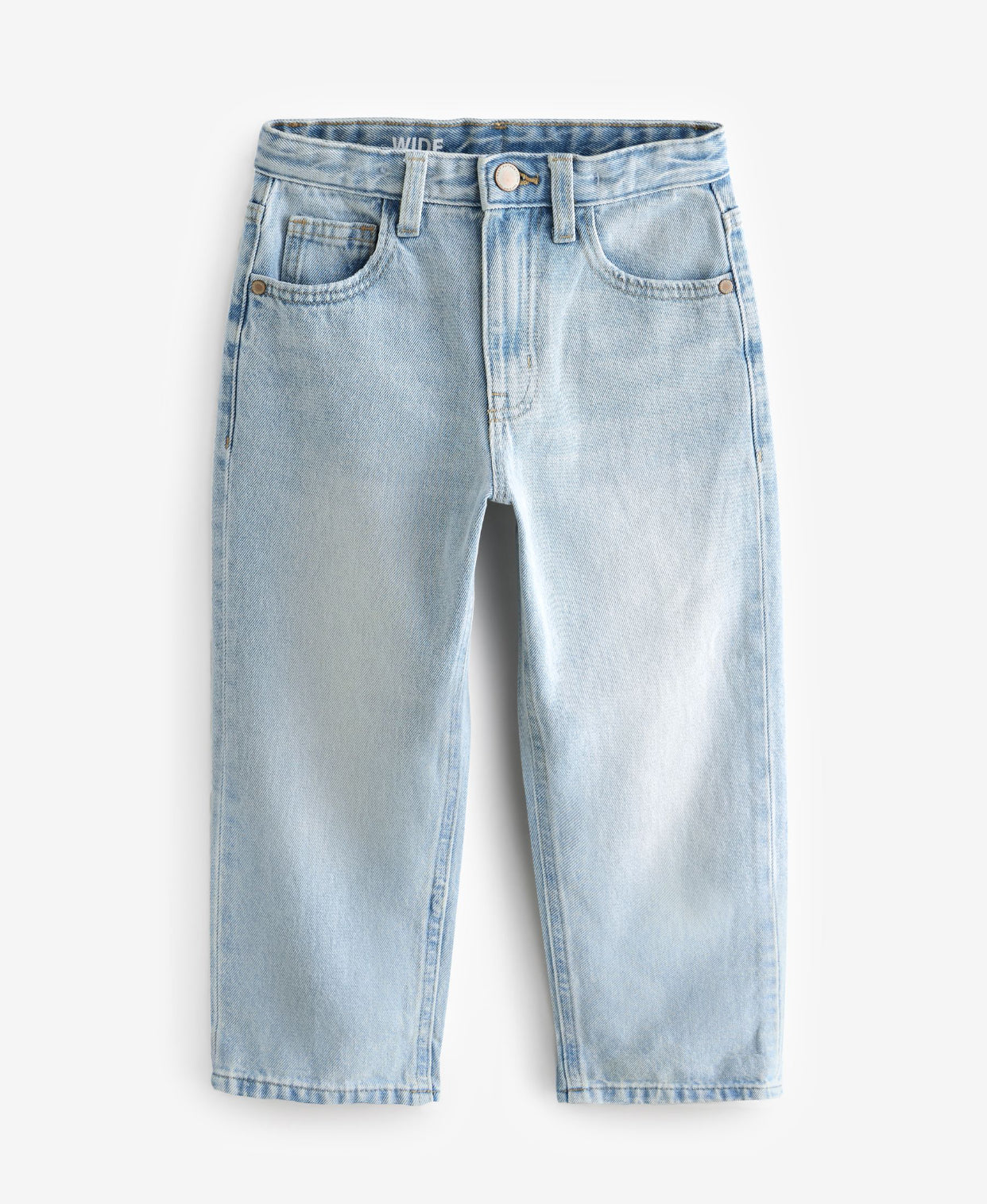 Mid Blue Wide Fit Authentic Jeans