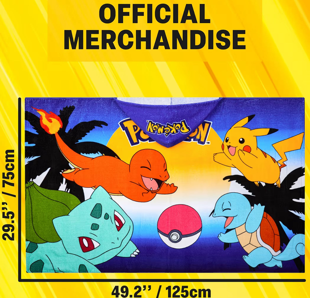 Pokemon Hooded Towels for Boys