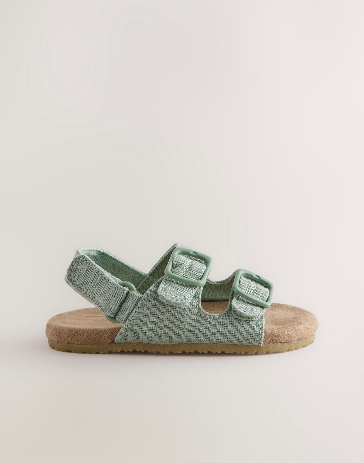 Sage Green Touch Fastening Baby Sandals