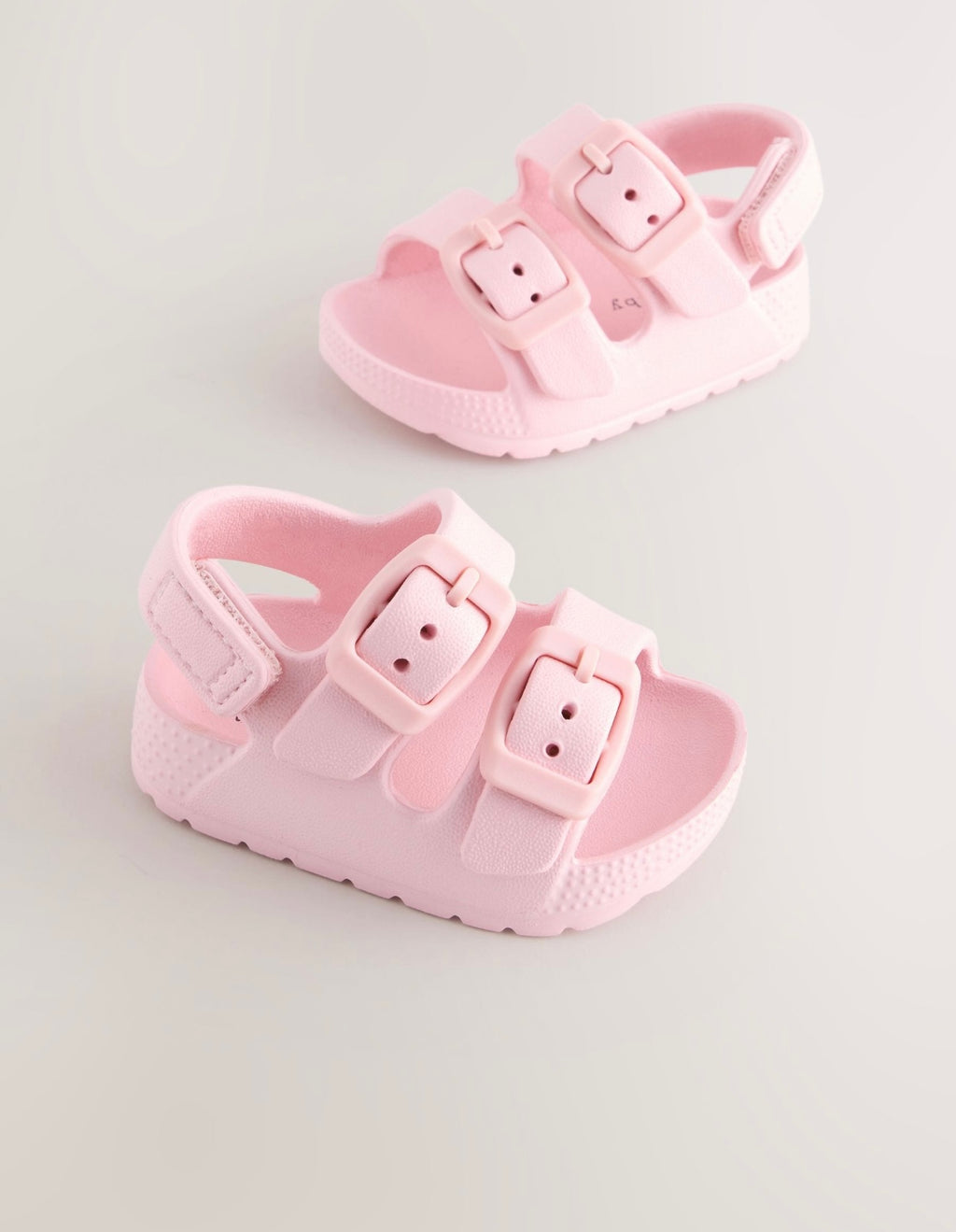 Pink Baby Double Buckle EVA Sandals