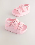 Pink Baby Double Buckle EVA Sandals