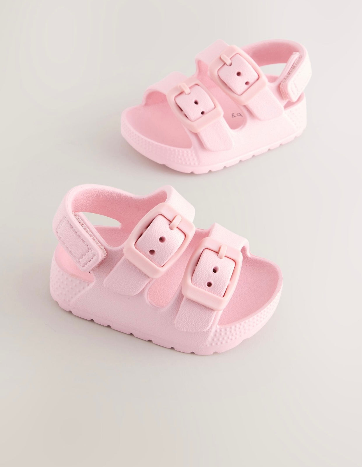 Pink Baby Double Buckle EVA Sandals